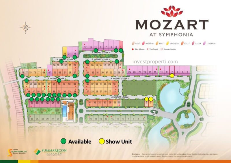 Stock Unit Rumah Mozart tahap 2 terbaru