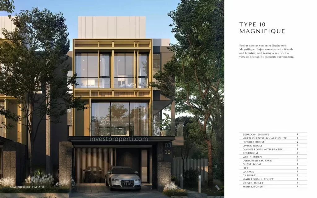 Rumah Enchante BSD Tipe 10 Magnifique