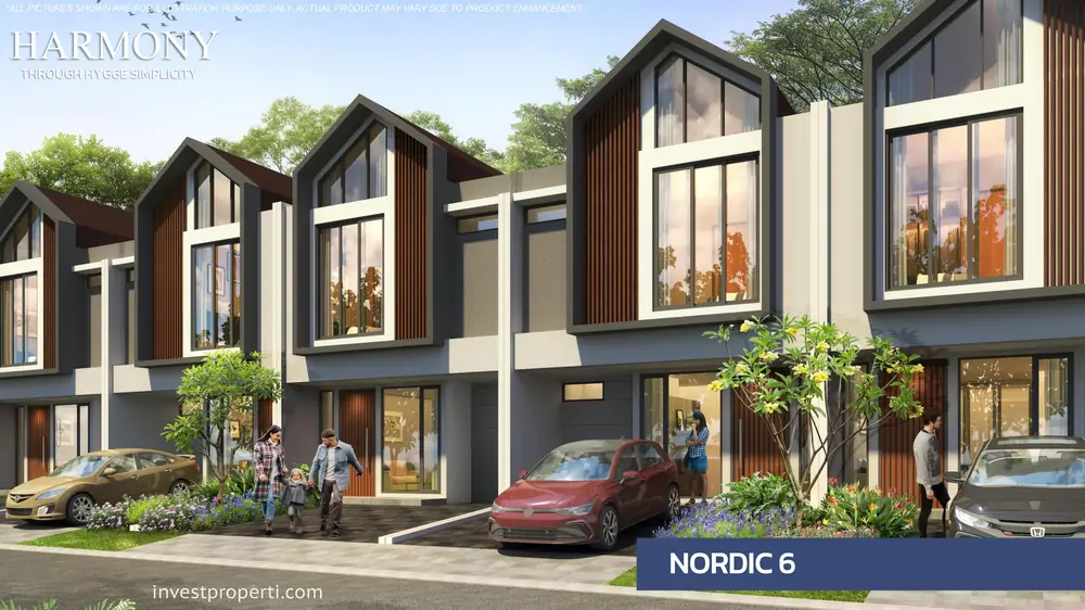 Rumah Nordic at Kebayoran Harmony Tipe 6