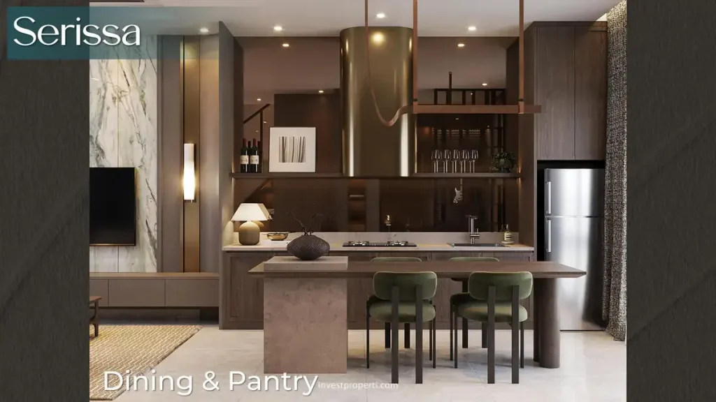 Interior Rumah Dalbergia CitraGarden Bintaro Tipe Serrisa Dining-Pantry