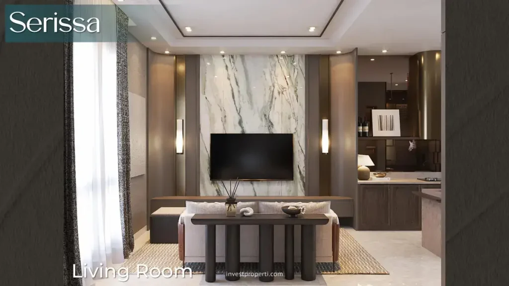 Interior Rumah Dalbergia CitraGarden Bintaro Tipe Serrisa Living Room