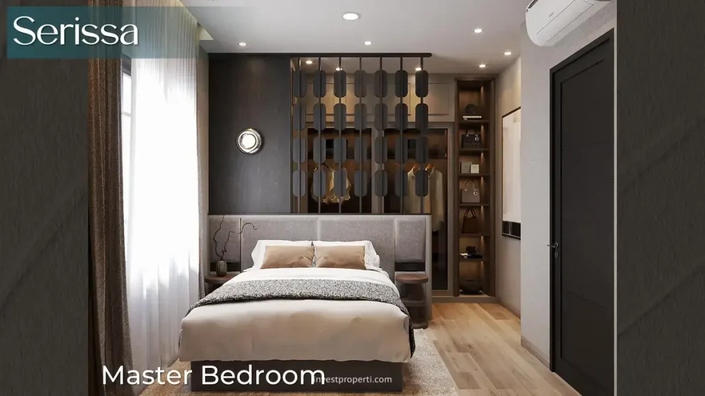 Interior Rumah Dalbergia CitraGarden Bintaro Tipe Serrisa Master BedRoom