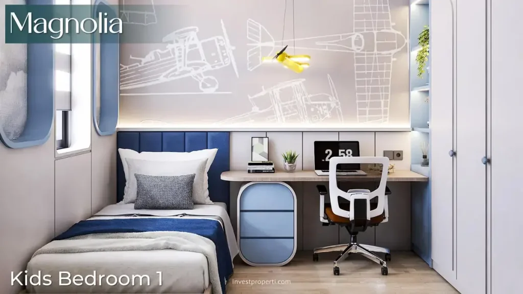 Interior Rumah Dalbergia CitraGarden Bintaro Tipe Magnolia Kids BedRoom