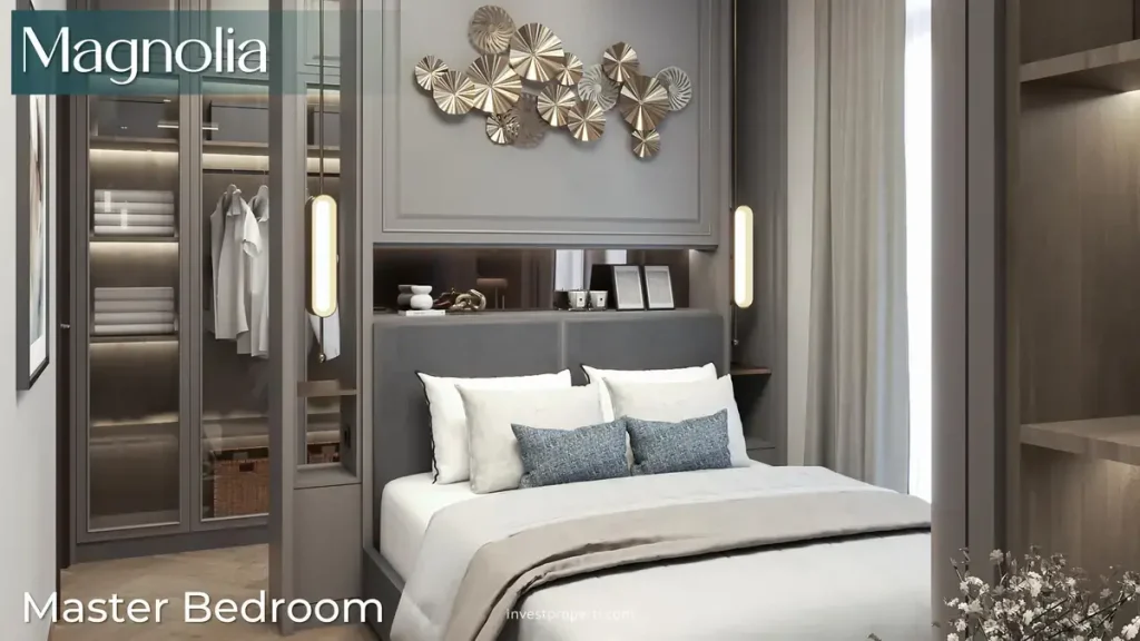 Interior Rumah Dalbergia CitraGarden Bintaro Tipe Magnolia Master BedRoom