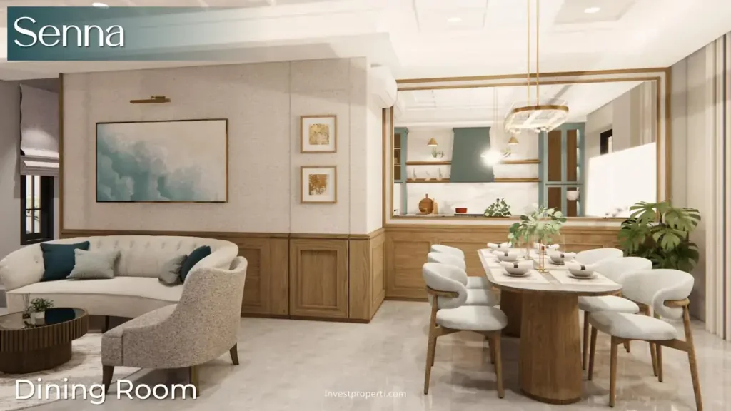 Interior Rumah Dalbergia CitraGarden Bintaro Tipe Senna Dining Room