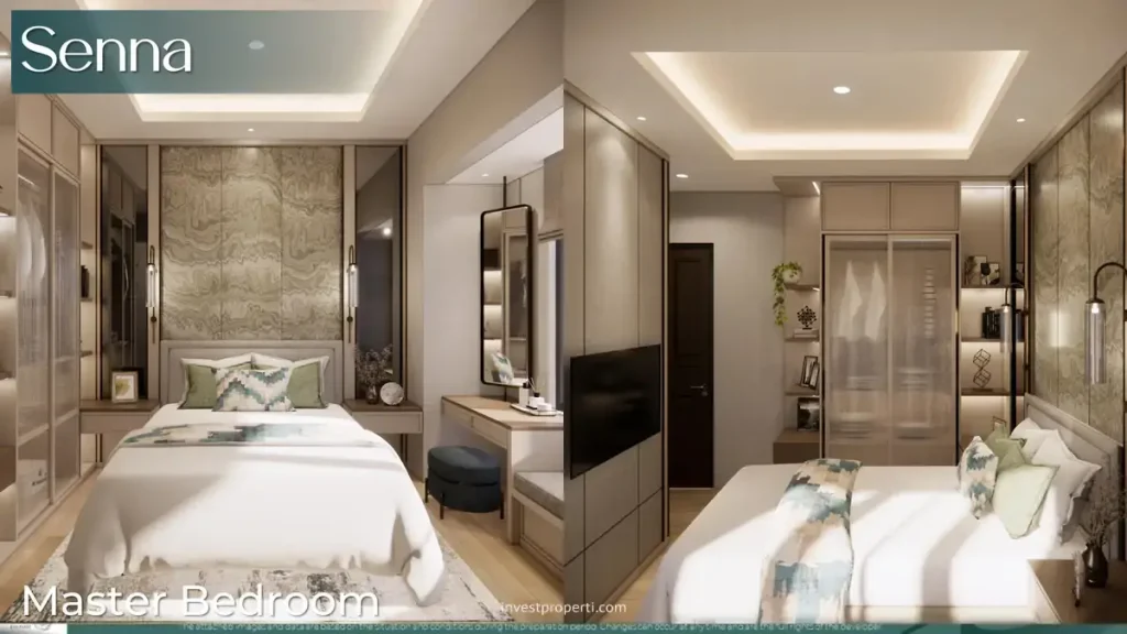 Interior Rumah Dalbergia CitraGarden Bintaro Tipe Senna Master BedRoom