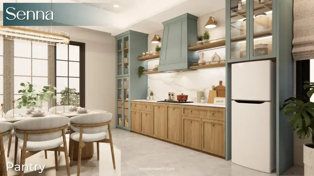 Interior Rumah Dalbergia CitraGarden Bintaro Tipe Senna Pantry