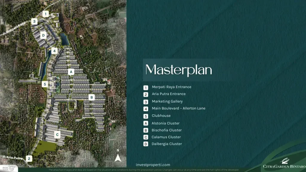 Master Plan CitraGarden Bintaro