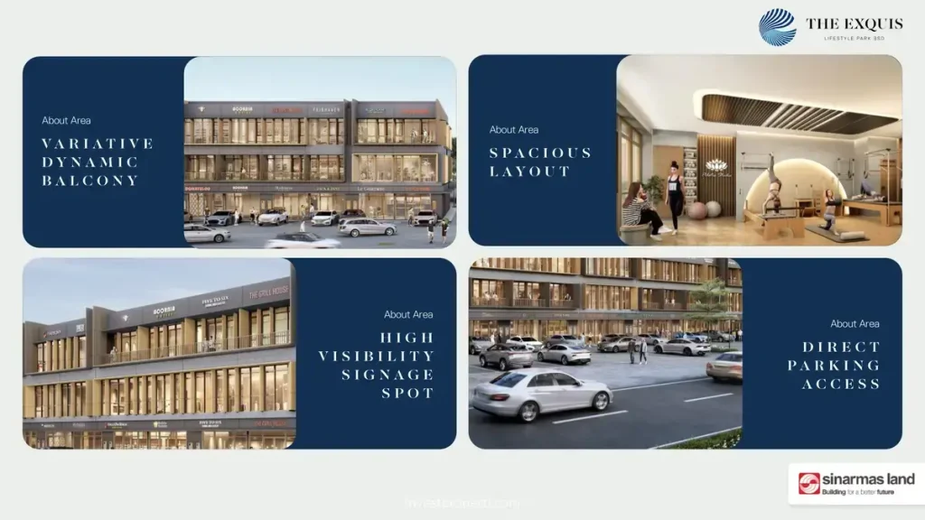 Fitur Ruko The Exquis BSD City