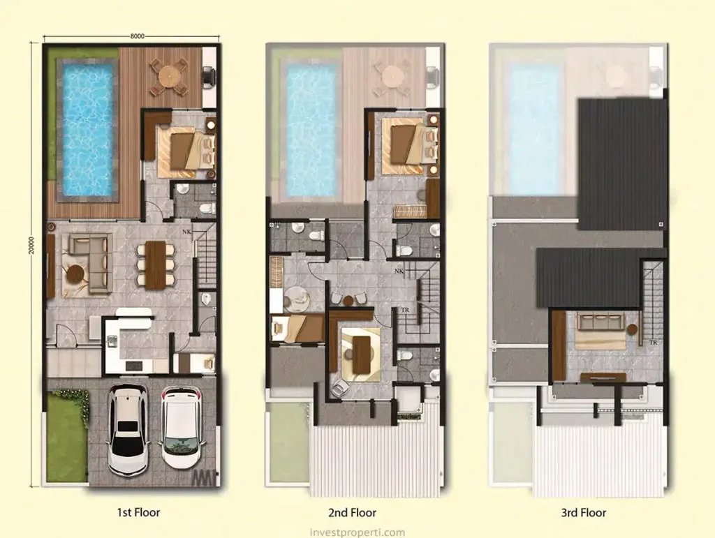 Denah Rumah Citrus Signature Grand Wisata Bekasi