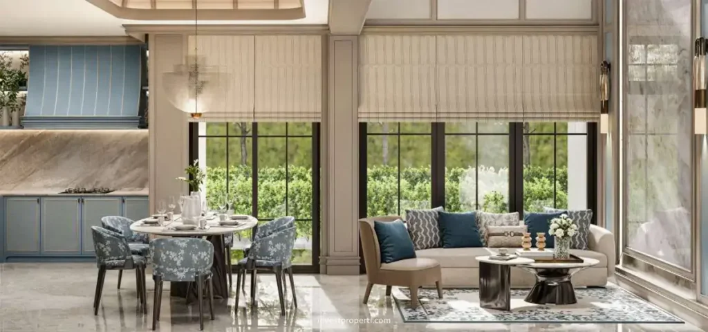Living Dining Room Rumah The Spring Summarecon Serpong Tipe 8