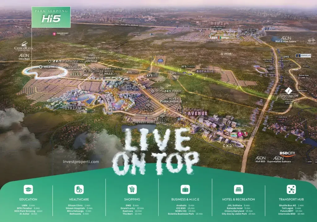 Lokasi Hi5 Collection Park Serpong
