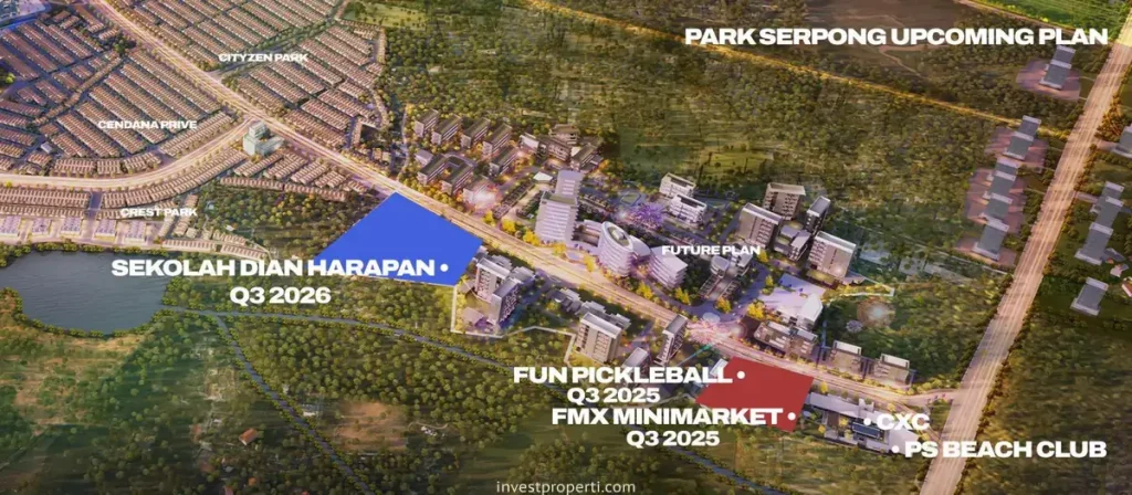 Fasilitas Pendukung Park Serpong