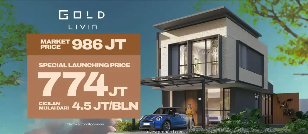 Harga Jual Rumah Park Serpong Gold Livin