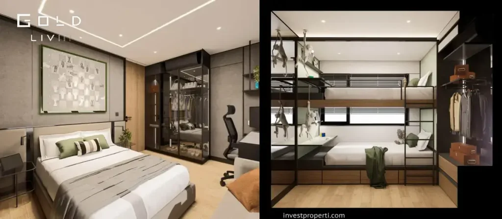 Park Serpong Gold Livin Bedroom Design