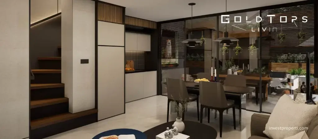 Gold Tops Livin Park Serpong Interior Dining Room