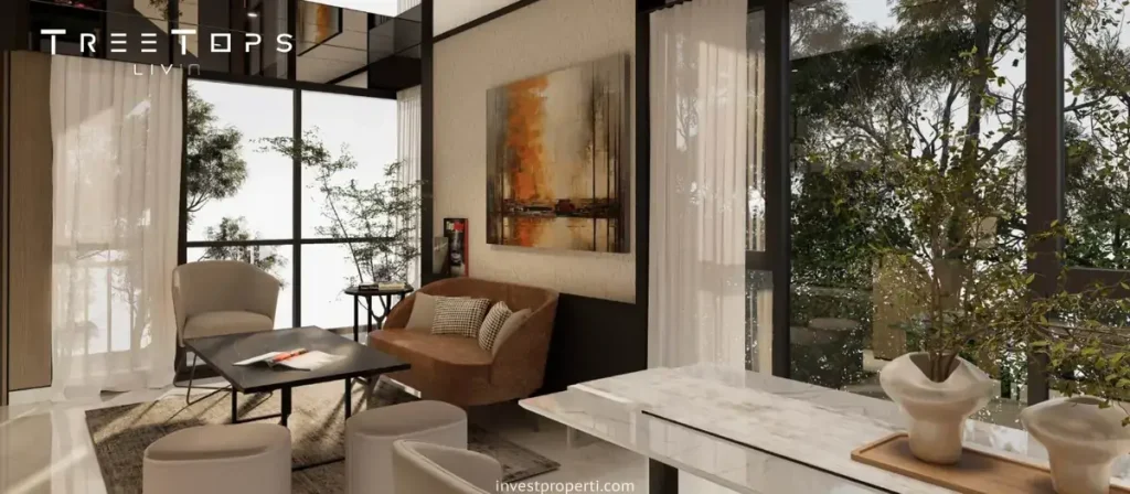 Desain Interior Rumah TreeTops Livin Park Serpong Corner Space