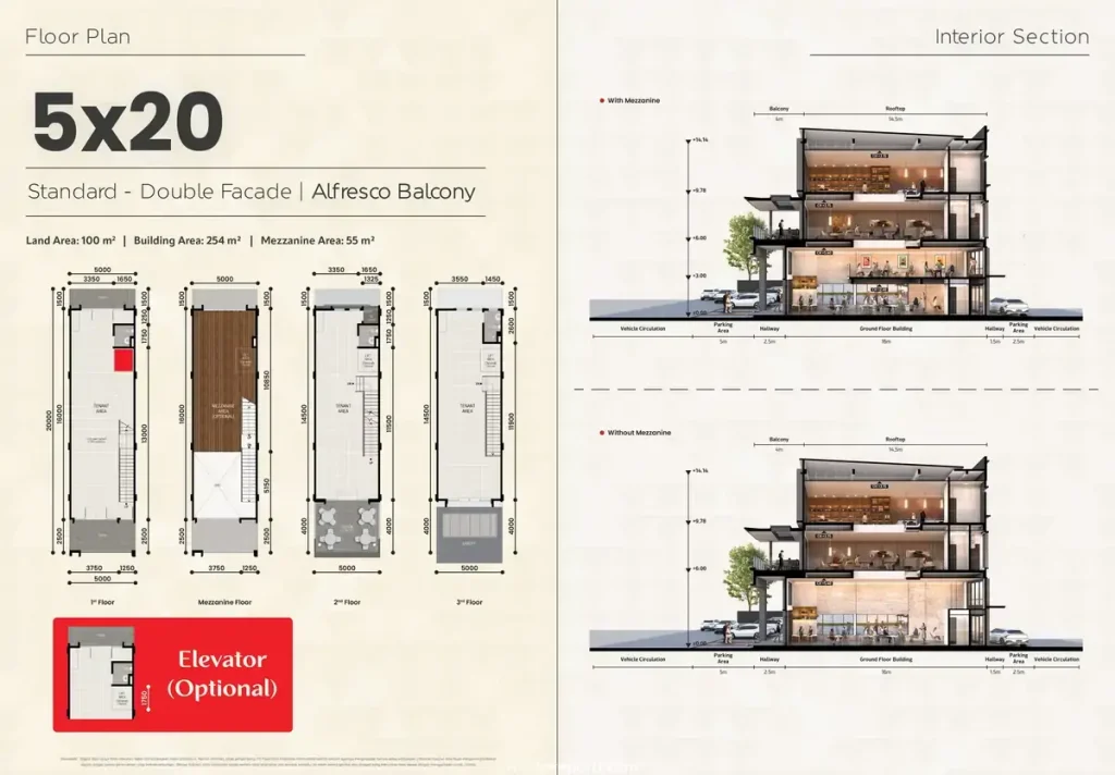 Ruko Pasadena North Square Studio Loft Gading Serpong 5x20