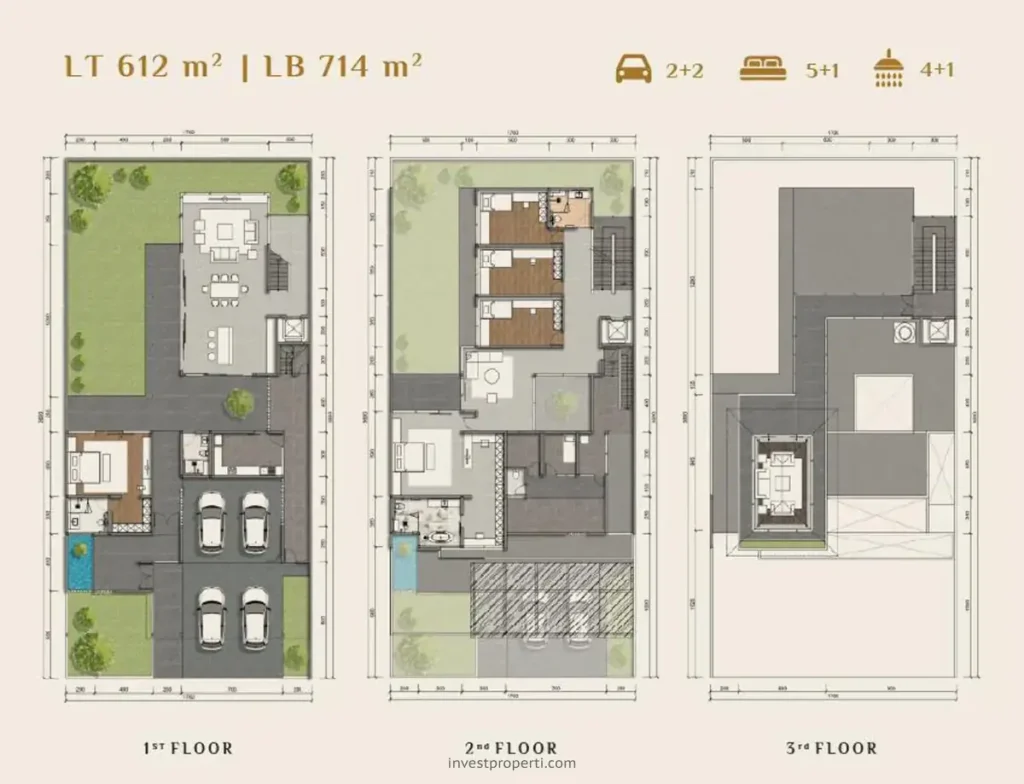Denah Rumah Xandari Summarecon Bandung Tipe 17x28