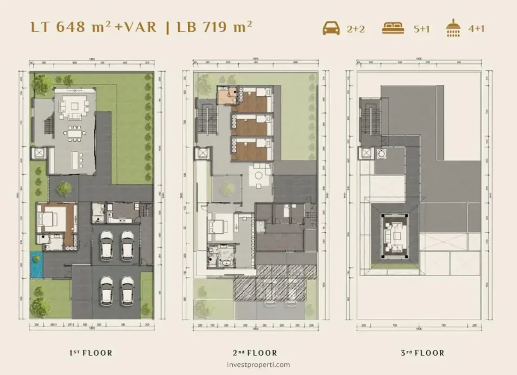 Denah Rumah Xandari Summarecon Bandung Tipe 18x28