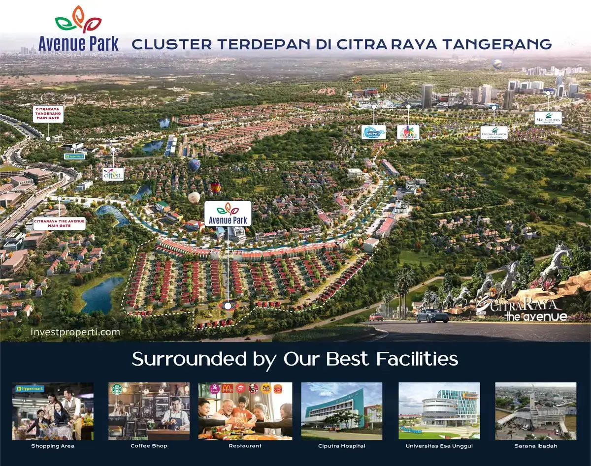 Lokasi Avenue Park CitraRaya