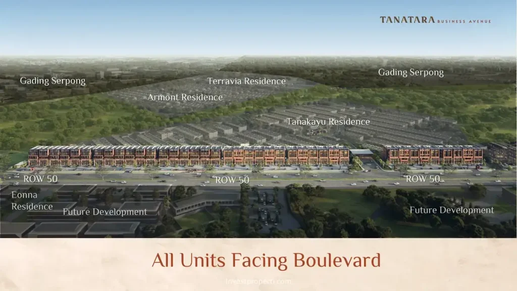 Tanatara Business Avenue BSD Face Boulevard