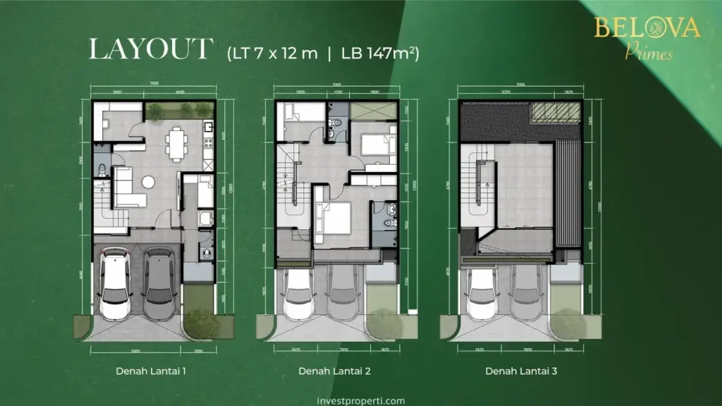 Desain Rumah Belova Primes Terravia BSD