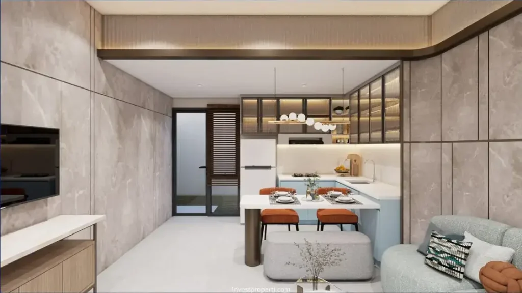 Desain Rumah Elvara Kota Wisata Cibubur Living Room
