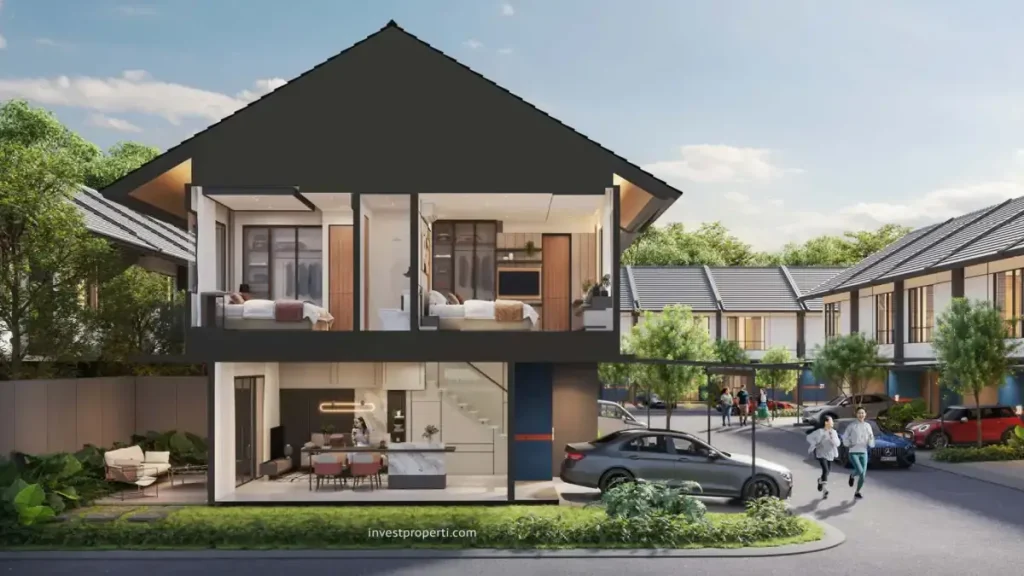 Rumah Cendana Grand Suites Marq Estate Lippo Tangerang Side View