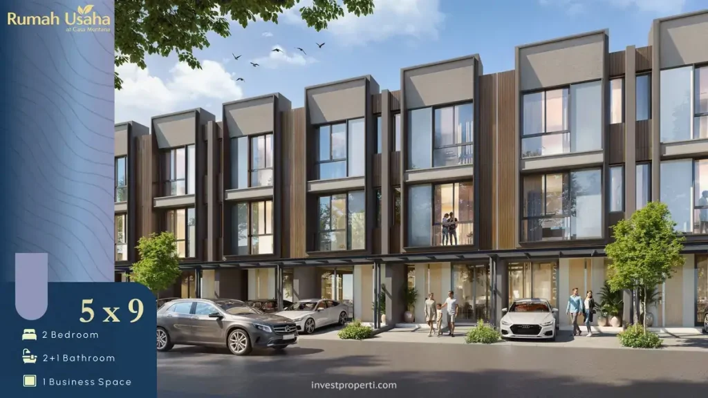 Rumah Usaha Montana PIK 2 Tipe 5x9