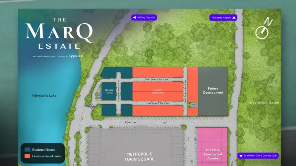 Siteplan Marq Estate Lippo Tangerang