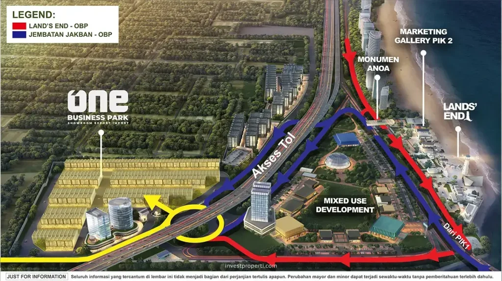 Akses Jalan Gudang One Business Park PIK 2
