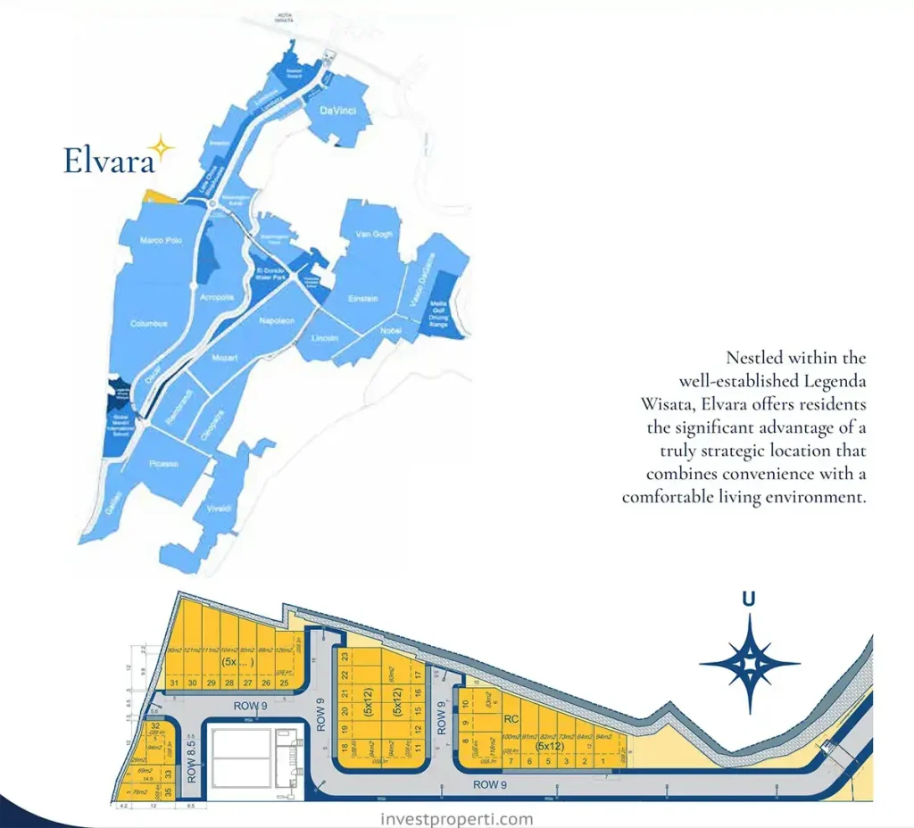 Lokasi Elvara Kota Wisata