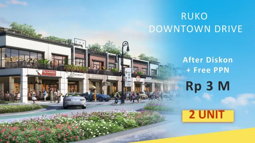 Ruko Downtown Drive Summarecon Serpong