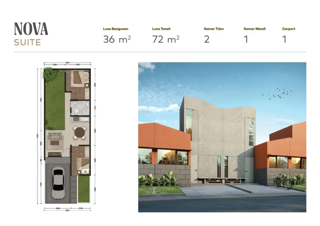 Rumah Avilla Nova Samanea Hill Tipe Nova Suite