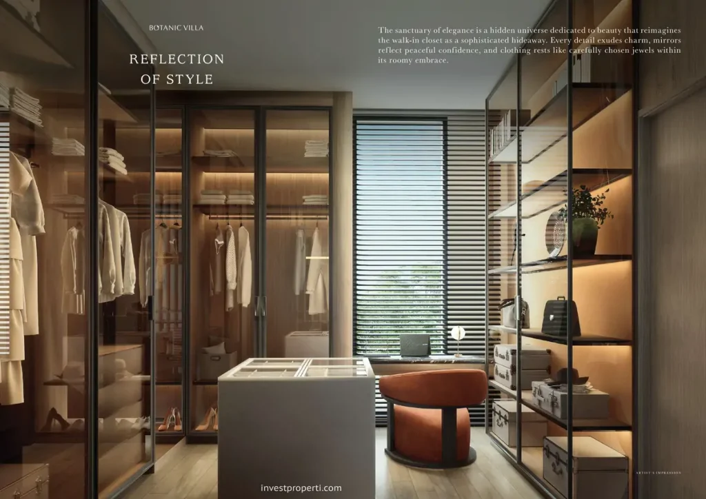Botanic Villa - Walkin Closet Navapark BSD