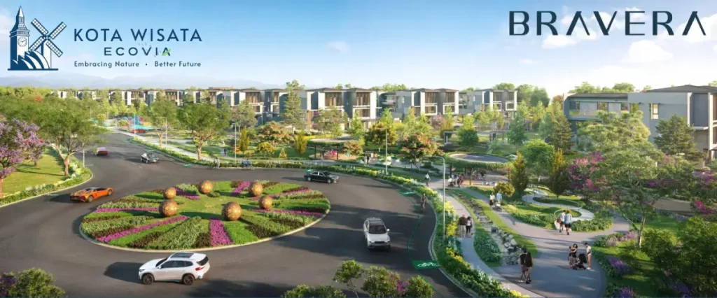 Bunderan Cluster Bravera Kota Wisata Ecovia