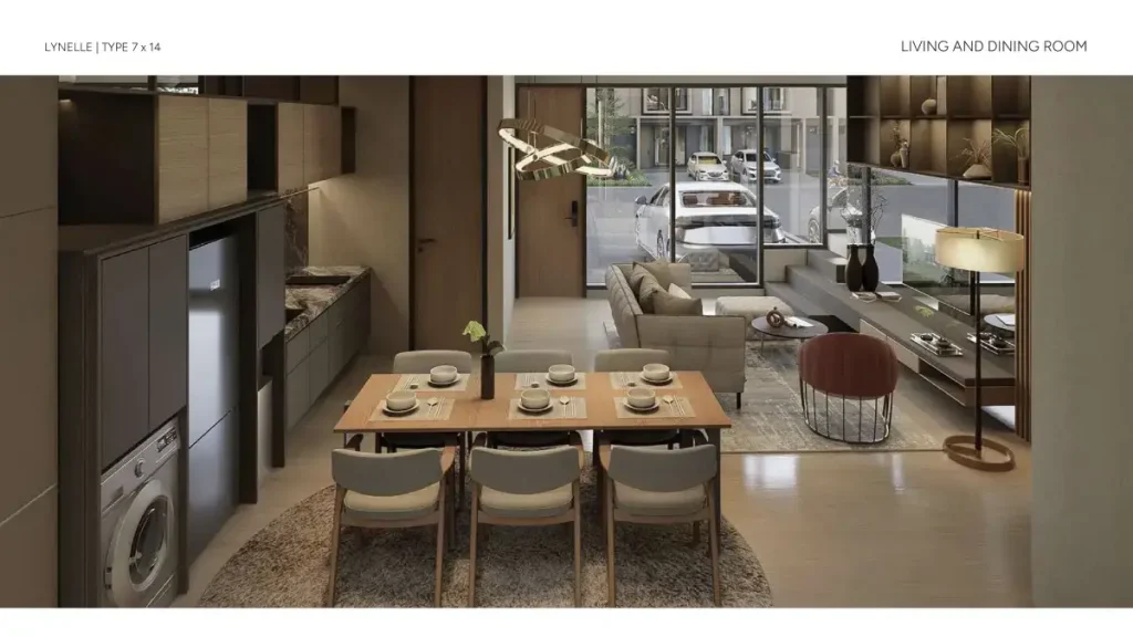 Rumah Lynelle Vireya BSD T7 Living Dining Room