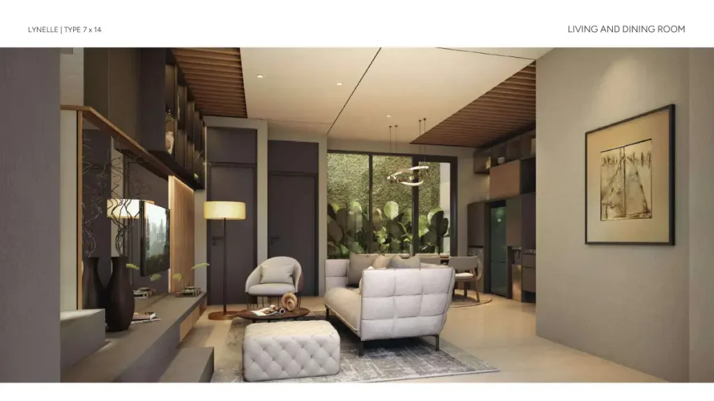 Rumah Lynelle Vireya BSD T7 Living Dining Room