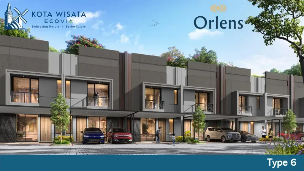 Rumah Orlens Bravera Kota Wisata Tipe 6