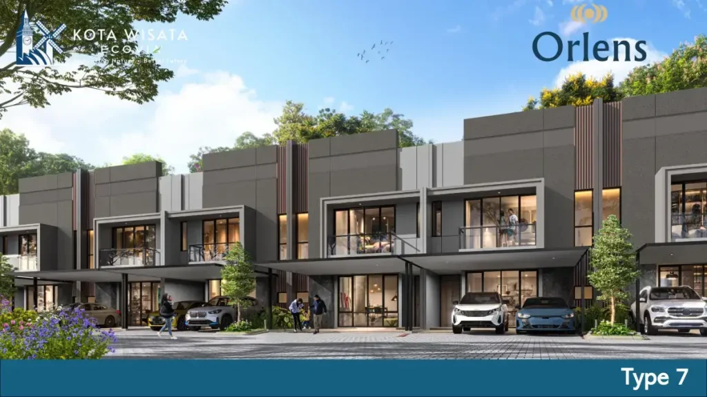 Rumah Orlens Bravera Kota Wisata Tipe 7