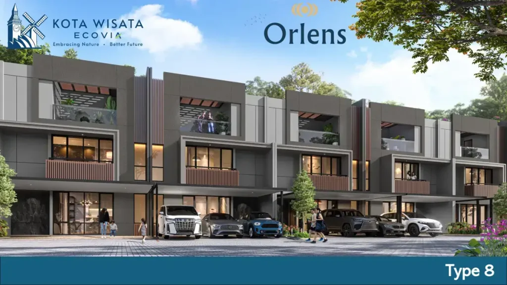 Rumah Orlens Bravera Kota Wisata Tipe 8