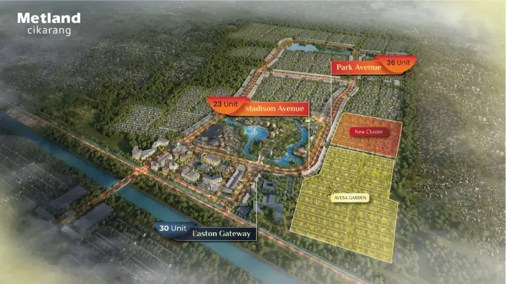 Lokasi Weston Gateway Metland Cikarang
