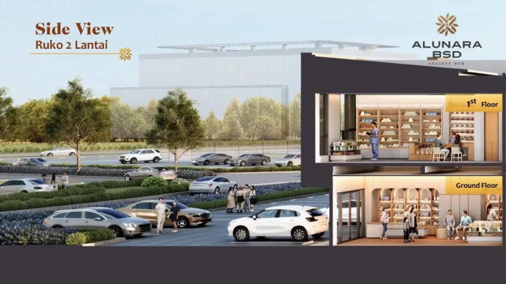Ruko Alunara BSD 2 Lantai