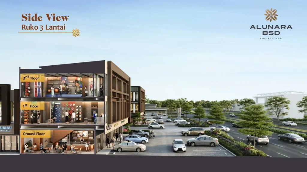 Ruko Alunara BSD 3 Lantai