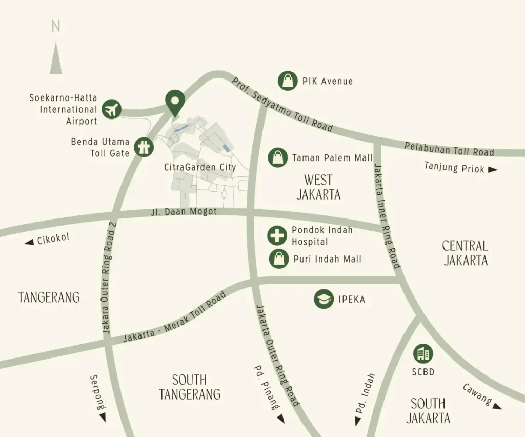 Akses Jalan Ke The Forestine CitraGarden City