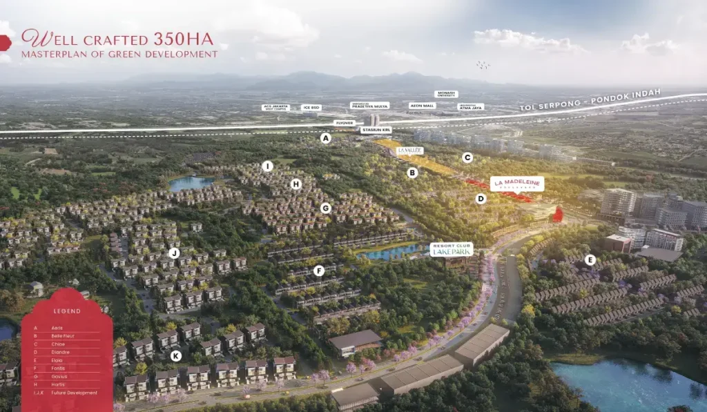 Lokasi Ruko La Madeline CitraGarden Serpong