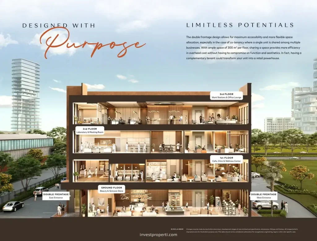 Floor Plan Domain Business Suites Alam Sutera