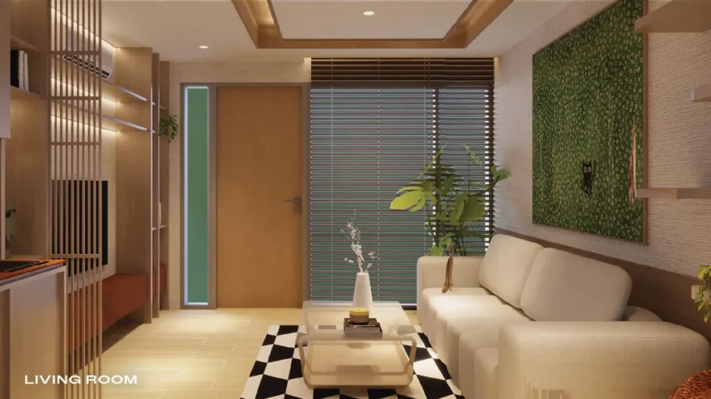 Desain Rumah Diponegoro Lippo Village - Living Room