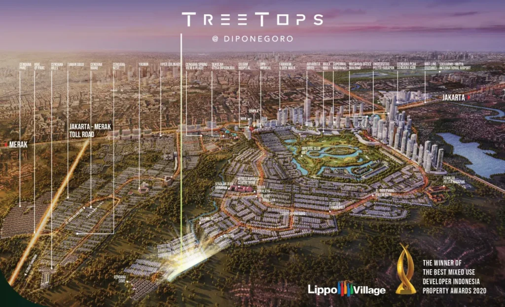 Lokasi Diponegoro Lippo Village